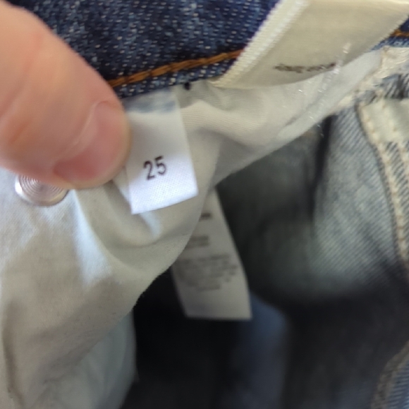 Reformation High Rise Straight Leg Jeans in Malta Wash - Size 25 - Picture 8 of 11